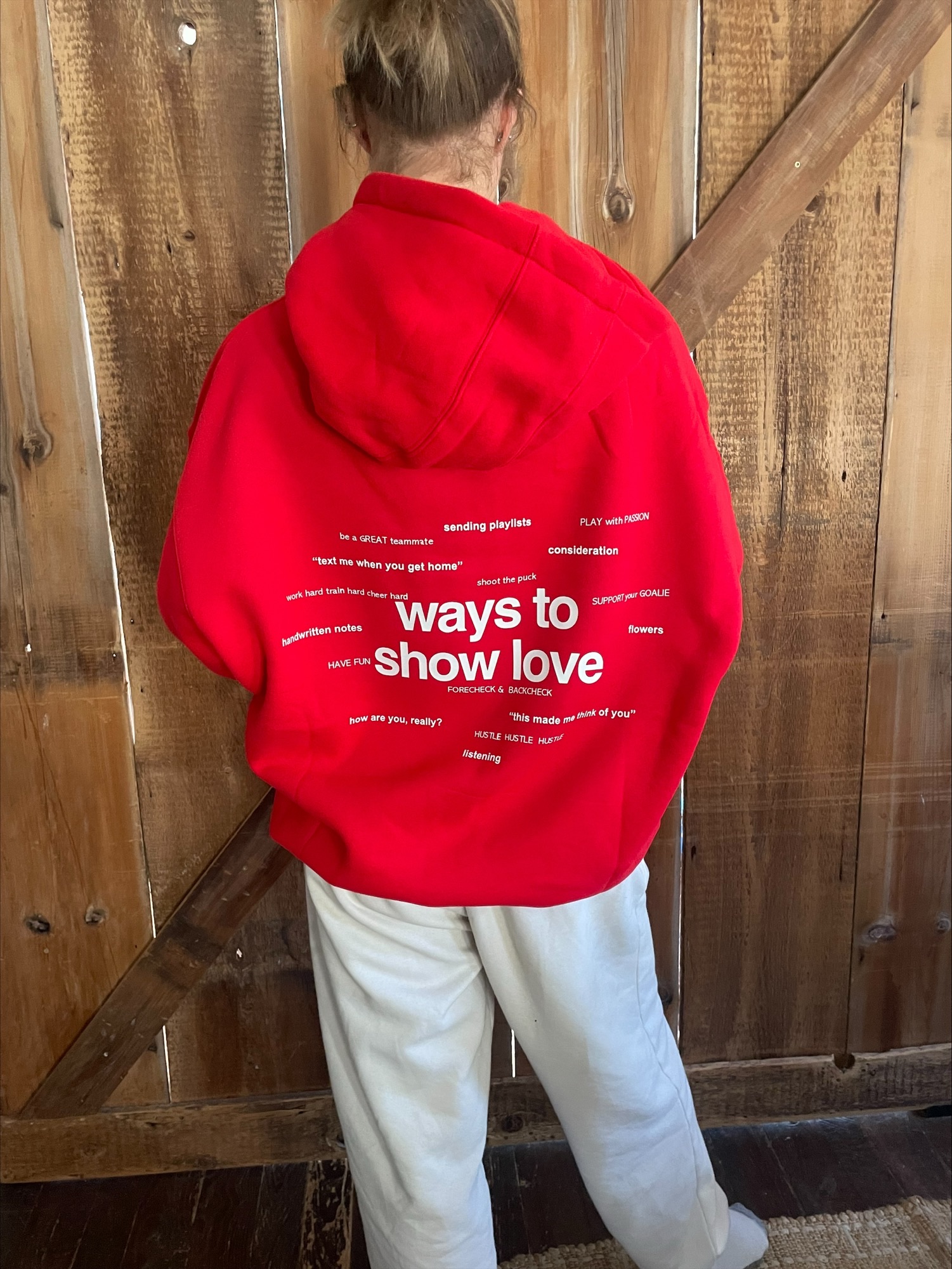 Comfrt: Affirmation of Love Hoodie - Image 2